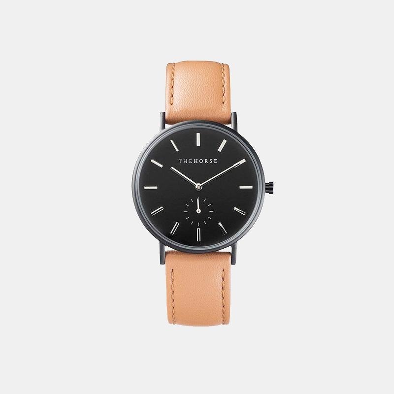 the horse 经典牛皮个性腕表|黑金(澳洲)