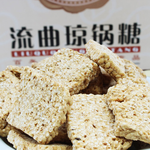 秦食煌 陕西名小吃零食流曲琼锅糖 琼锅糖富平琼锅糖满69包邮