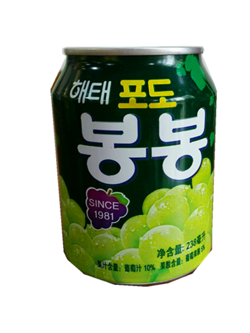 海太葡萄果粒果汁饮料238ml
