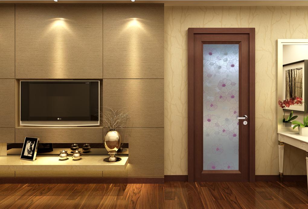 tata木门 室内门卧室木门 实木复合免漆门套装定制木门@-023熟栗色