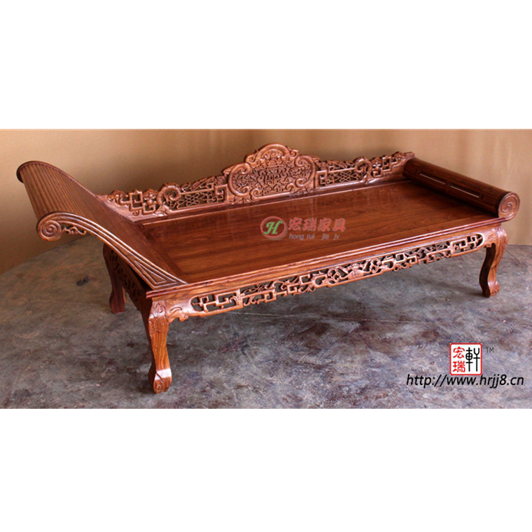 批发特价 明清古典 红木家具 实木贵妃床 花梨木刺猬紫檀贵妃椅