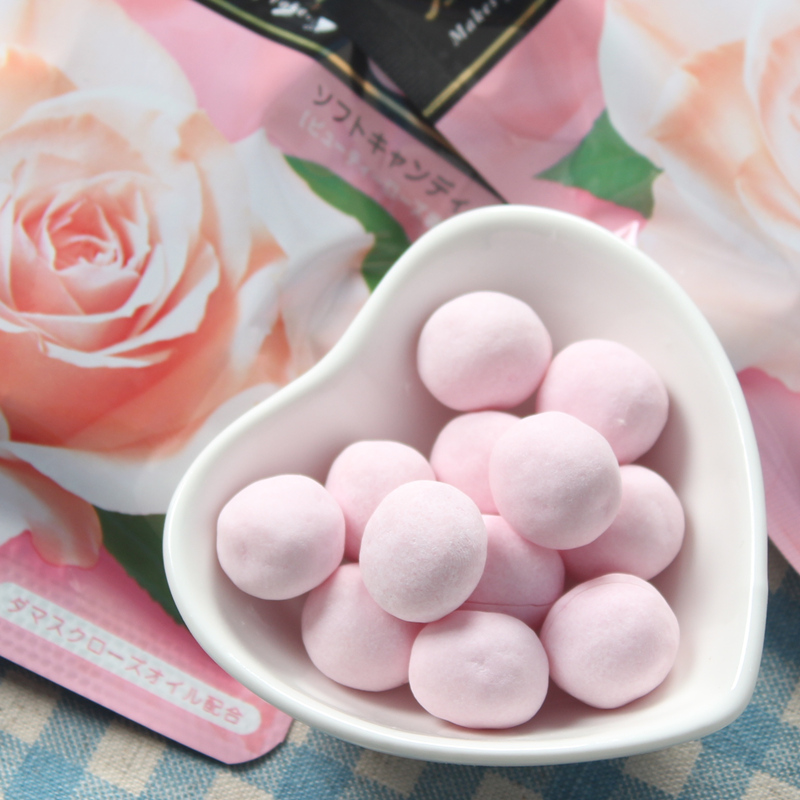 日本嘉娜宝神奇玫瑰香体糖32g 果漾玫瑰香约会必备(日本进口)