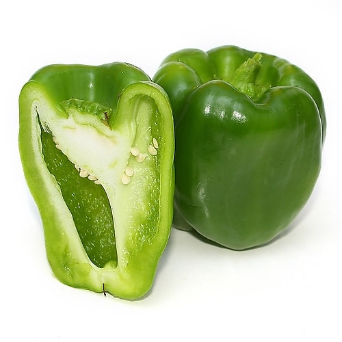 青圆椒(灯笼椒,菜椒,拳头大小)