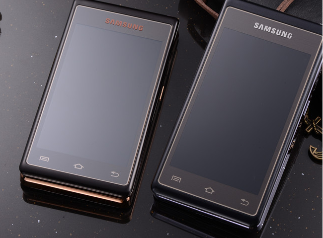 samsung三星sch-w789 双卡双模双待智能翻盖手机电信cdma天翼3g