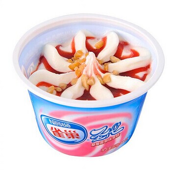 雀巢圣代草莓香草味蛋糕111g