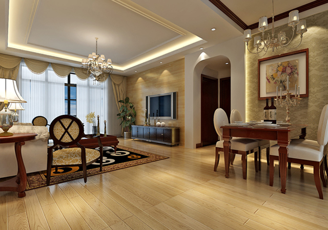 金山景豪-欧式风格-124㎡ 在线预约￥50即获得免费验房/量房/预算