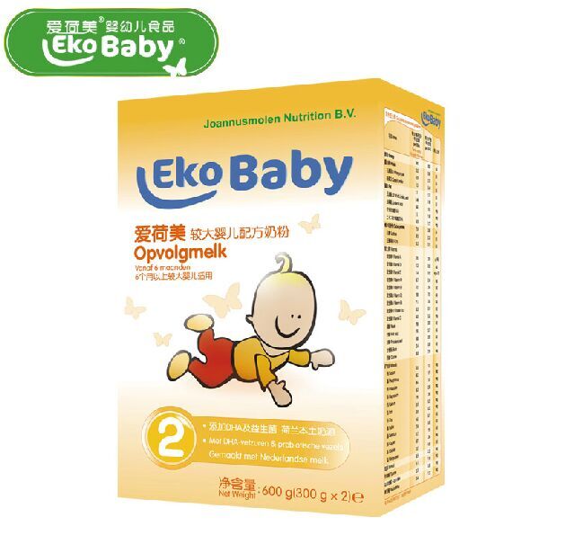 爱荷美有机奶粉 2段 600克