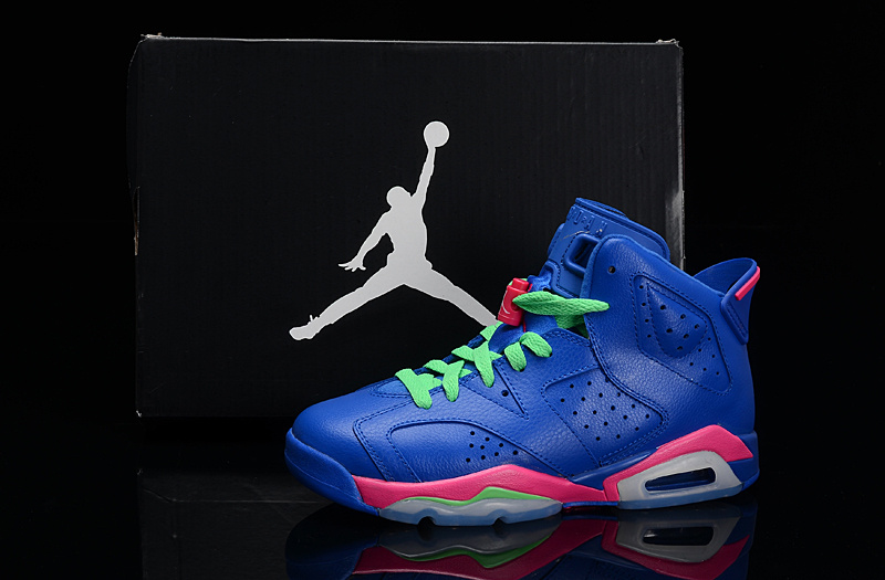 air jordan 6 美国飞人乔丹6代篮球鞋 冰水蓝
