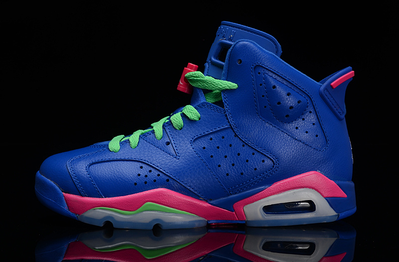 air jordan 6 美国飞人乔丹6代篮球鞋 冰水蓝