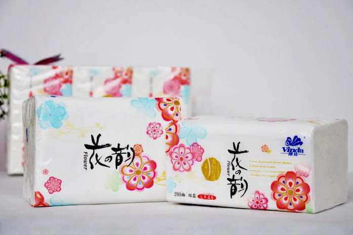 200抽维达花之韵面巾纸