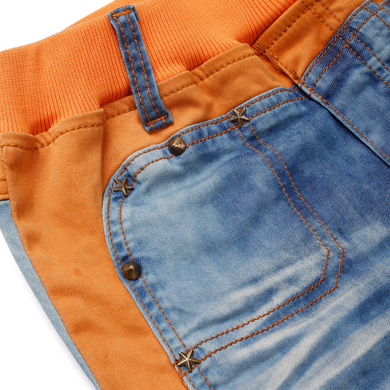 牧童童装夏款男童短裤儿童牛仔短裤水洗舒适百搭牛仔短裤