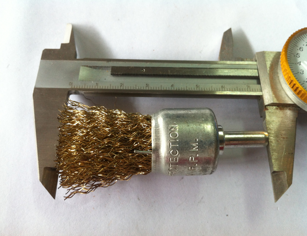 金色迷你抛光轮 金属除锈清理去毛刺 笔形3*5 批发 - 钟大五金数控