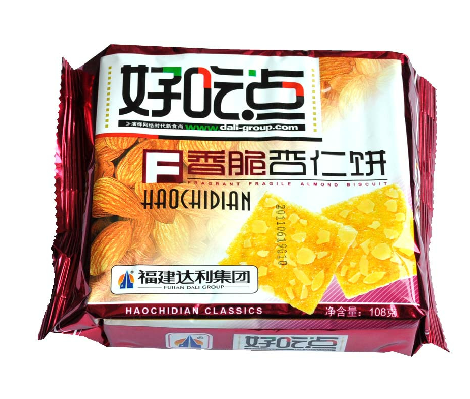 好吃点 香脆杏仁饼 108g/袋【夜猫店医专西二】
