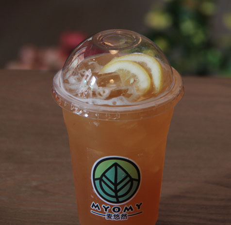 柠檬气泡茶