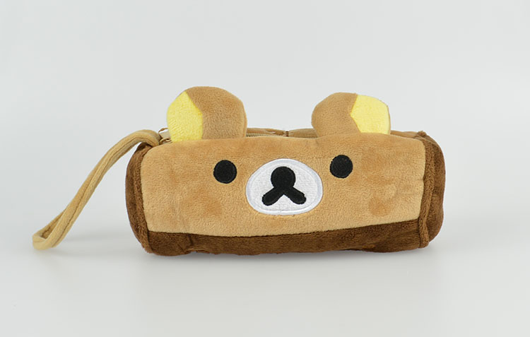 轻松熊手袋笔盒毛绒玩具可爱女生生日礼物儿童玩偶