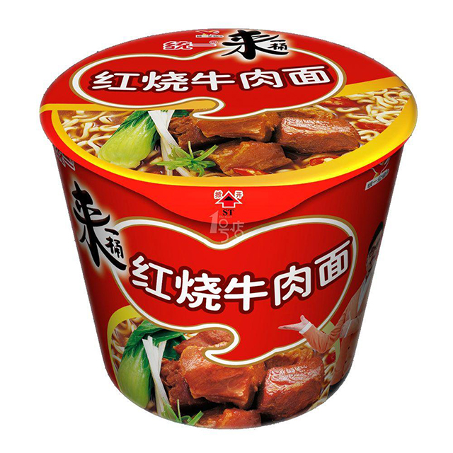 统一来一桶红烧牛肉面
