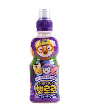 啵乐乐蓝莓味饮料235ml韩国进口儿童饮料