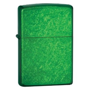 zippo打火机24840花砂绿色生命4.8折原价348元