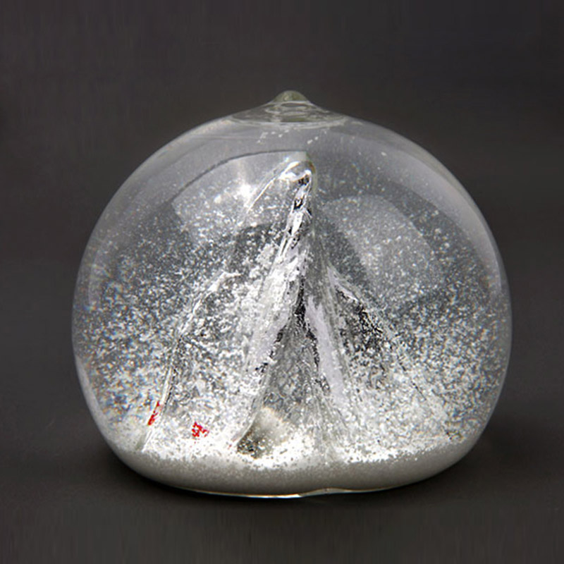 【为思礼 9pig】阿尔卑斯山 瑞士马特洪峰 雪花水晶球 时尚家居摆件