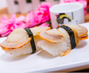 火炙帆立贝手握