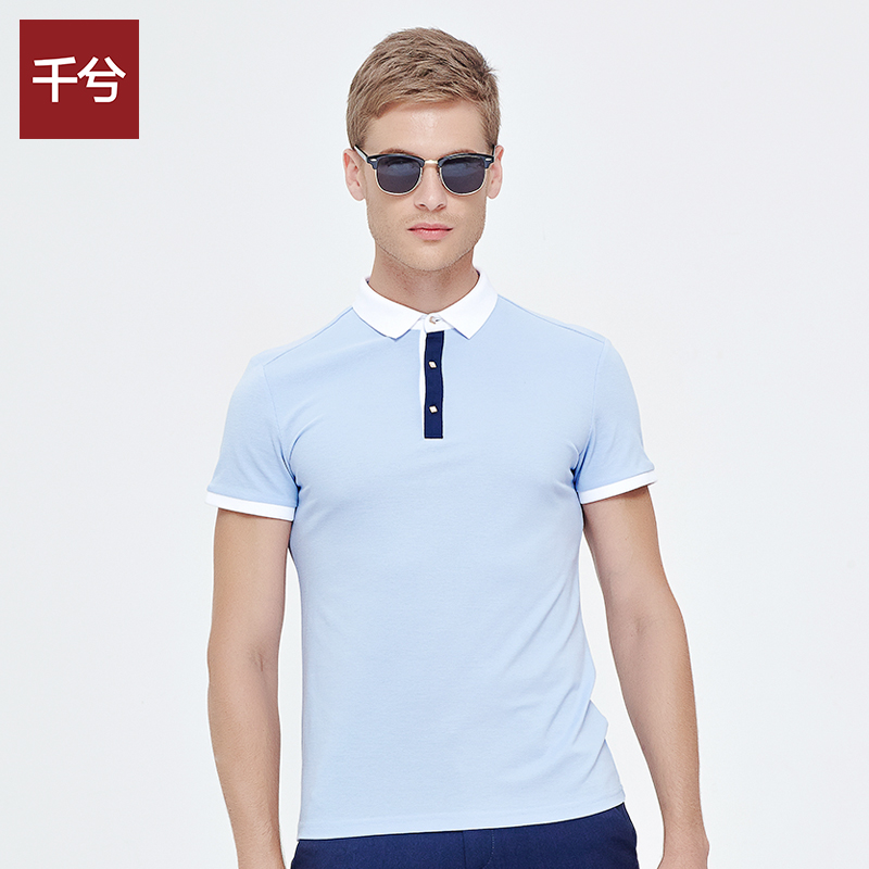 英伦polo衫男2015男士短袖t恤修身翻领体恤简约纯色保罗衫潮510105
