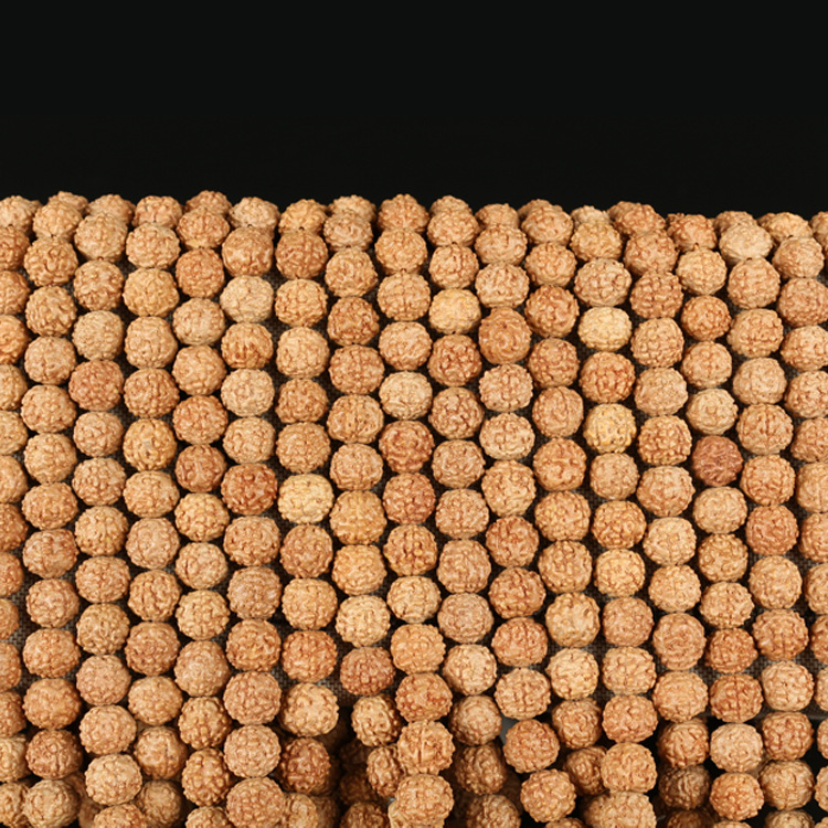 阿尤 尼泊尔五瓣盘龙纹小金刚 红皮 爆肉纹 108颗10mm菩提子金刚