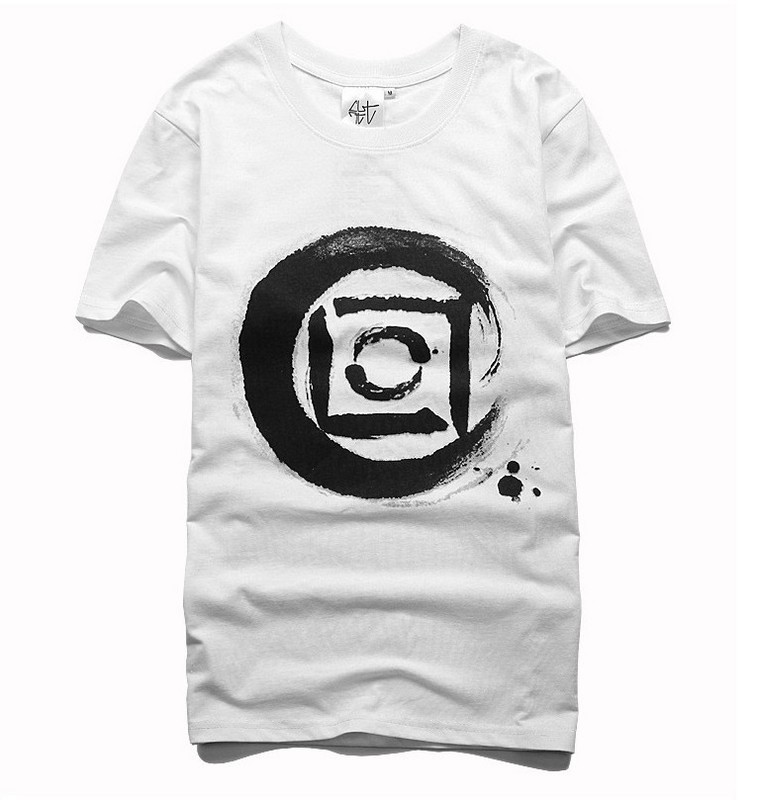 2015夏季潮牌clot中国风水墨新款休闲纯棉潮男生男士青年短袖t恤