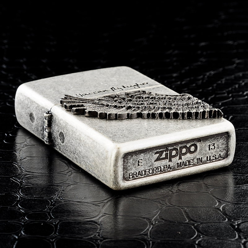 【zippo打火机】 韩版古银 飞的更高 【礼盒套装 送礼佳品 】