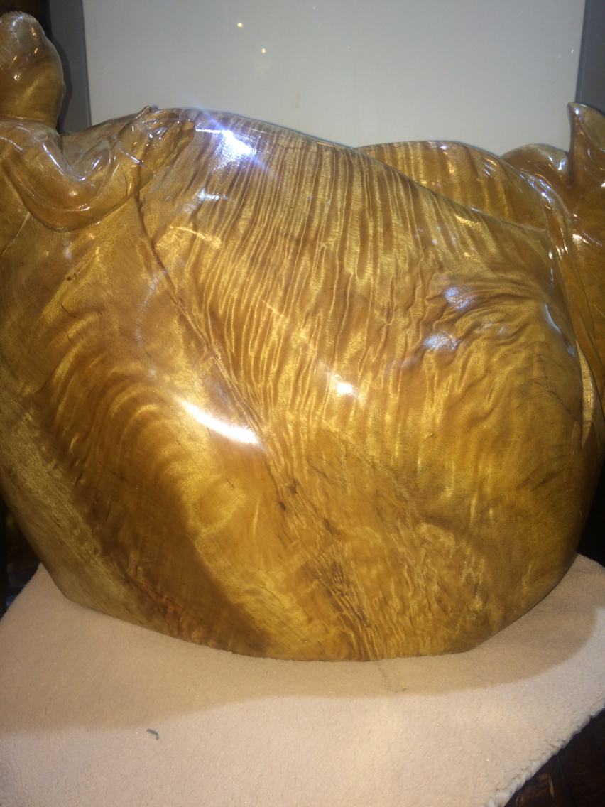 金丝楠极品大水波纹特纹《福满乾坤》