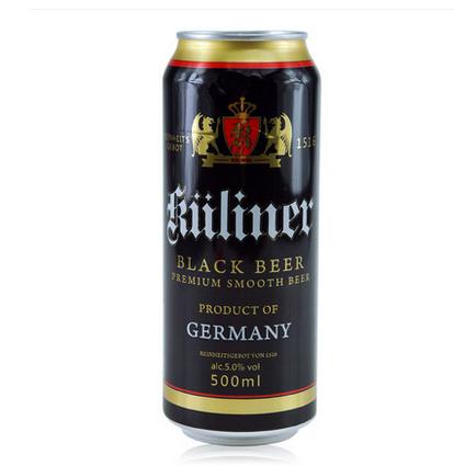德国原装进口 古立特黑啤酒500ml*24听 麦芽酿造