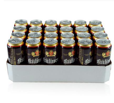 德国原装进口 古立特黑啤酒500ml*24听 麦芽酿造