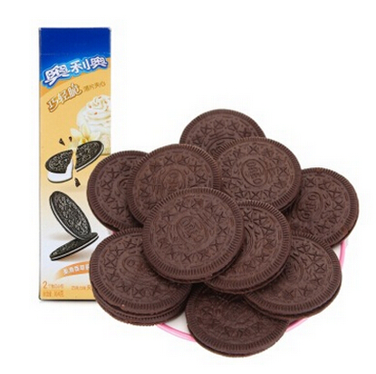 奥利奥巧轻脆薄片夹心 柔滑香草慕斯味 104g