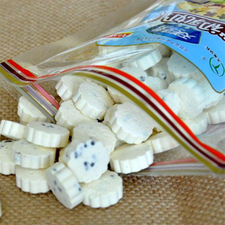 天美华乳巧克力奶片 内蒙古特产奶酪天美华乳干吃奶片