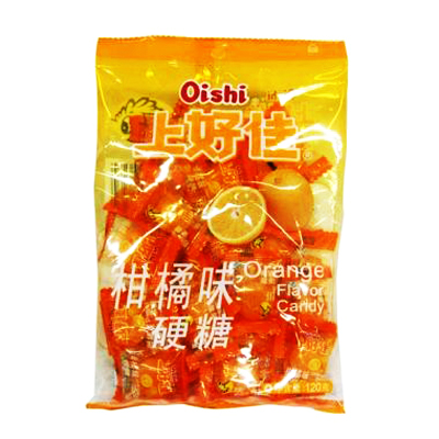 上好佳硬糖柑橘120g