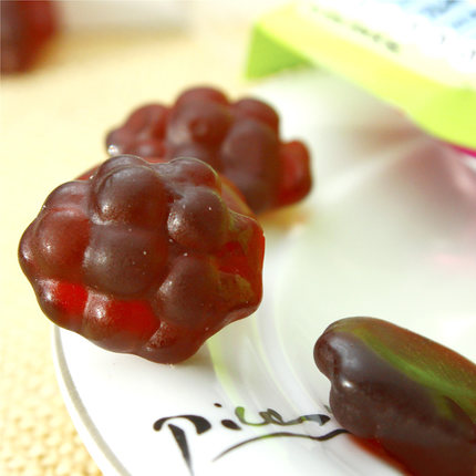 韩国进口食品好丽友葡萄qq软糖