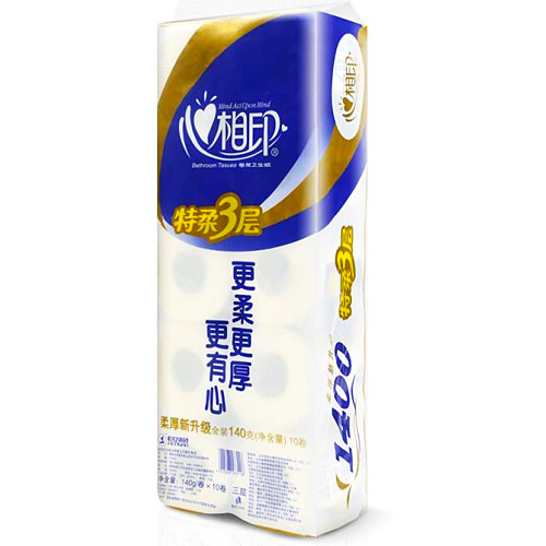心相印bt910 特柔三层卷筒纸