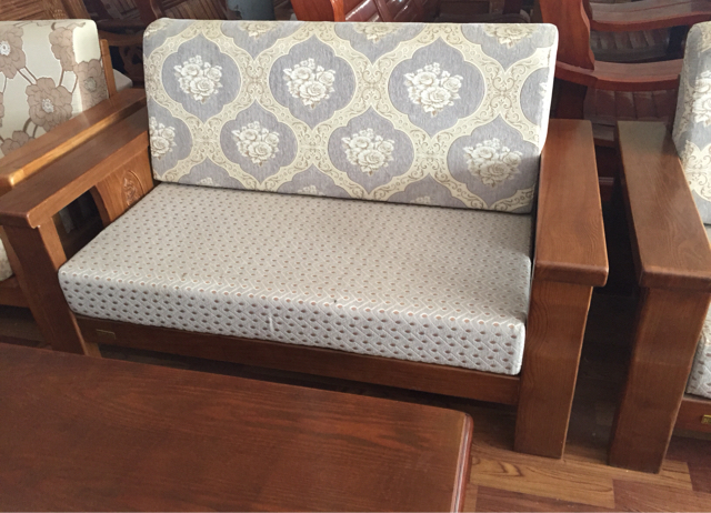 小款水曲柳123沙发组合