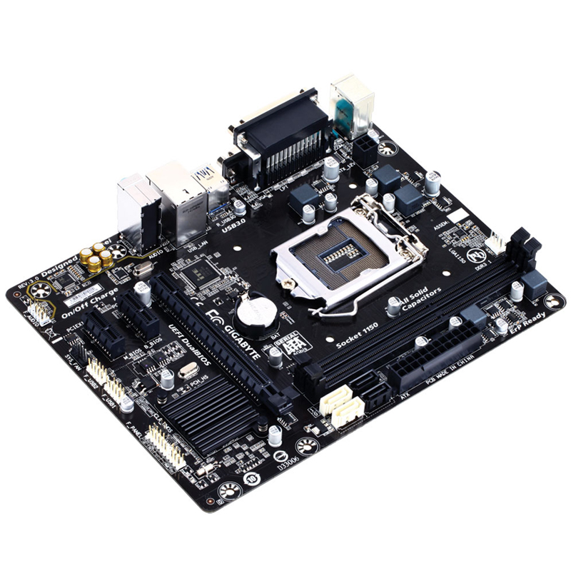 gigabyte/技嘉 ga-h81m-ds2 全固态电容h81台式机电脑主板 正品