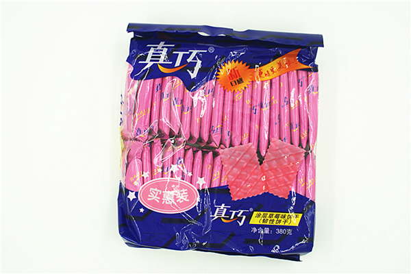 真巧380g草莓味饼干 6922824588622