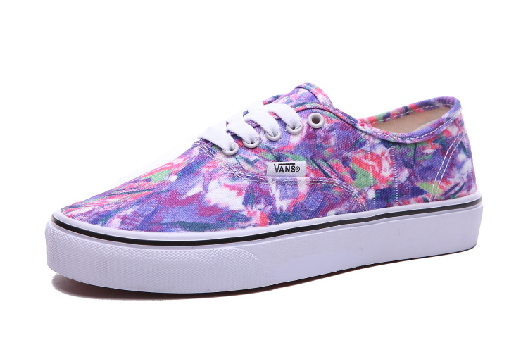 vans/彩色花卉休闲鞋男鞋女鞋低帮单鞋