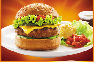 麦德士鲜肉汉堡