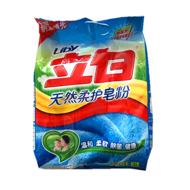803g立白天然柔护皂粉