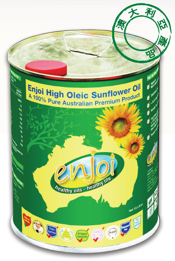 enjoi high oleic sunflower oil(15l /tin)