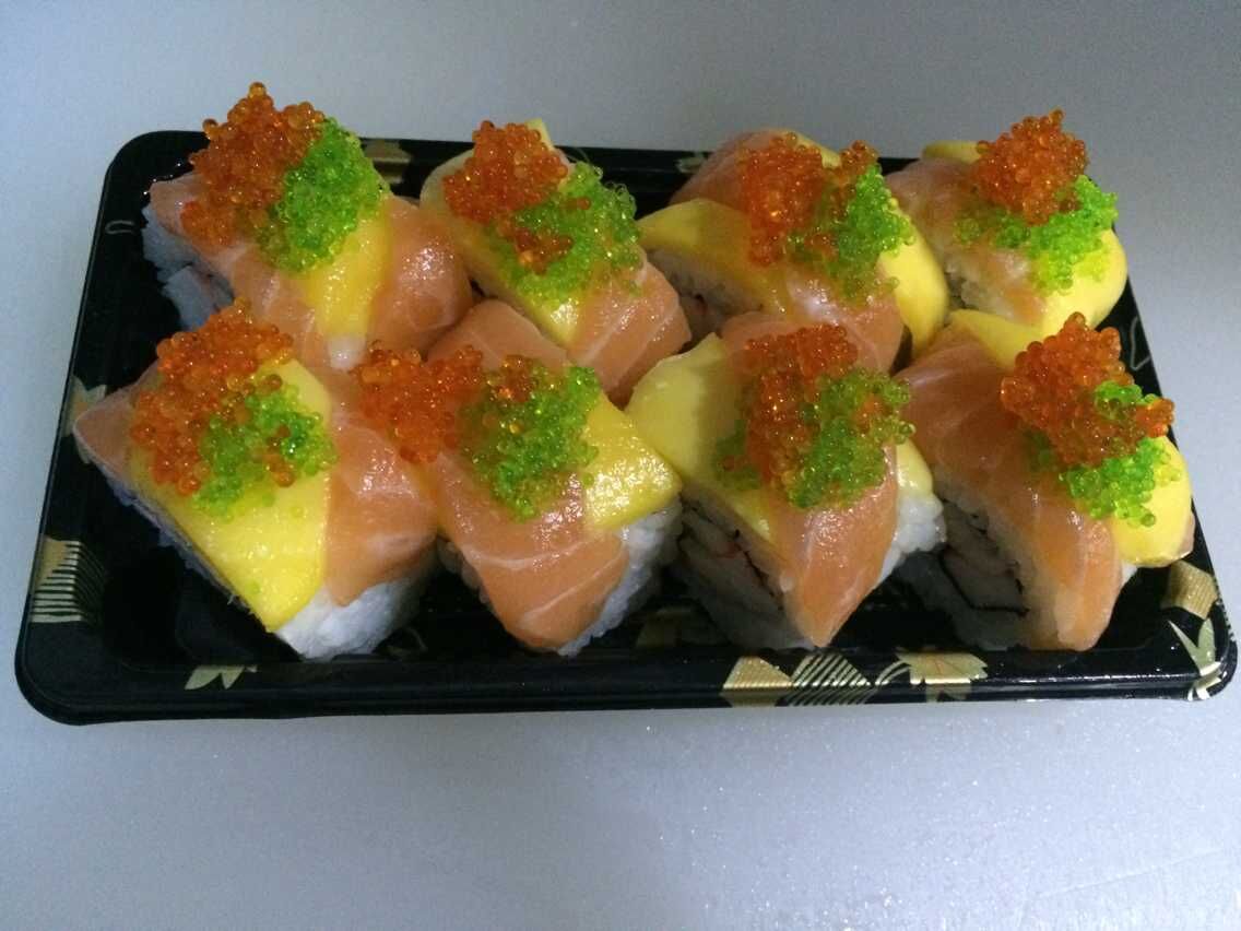 芒果三文鱼卷(8颗)