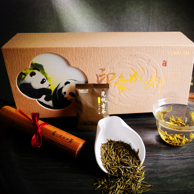 成都特产 168g印象成都花秋古茶 送礼必备