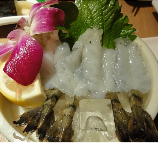 生海虾刺身|铭寿司