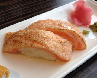 三文鱼腩寿司|铭寿司