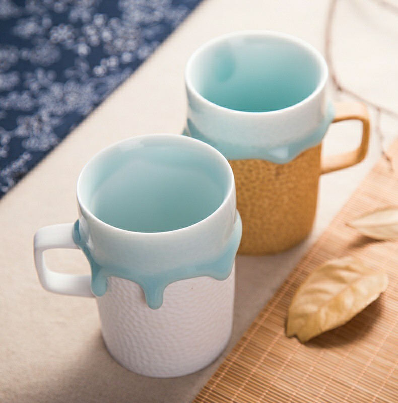 水杯茶杯(白色,棕色)