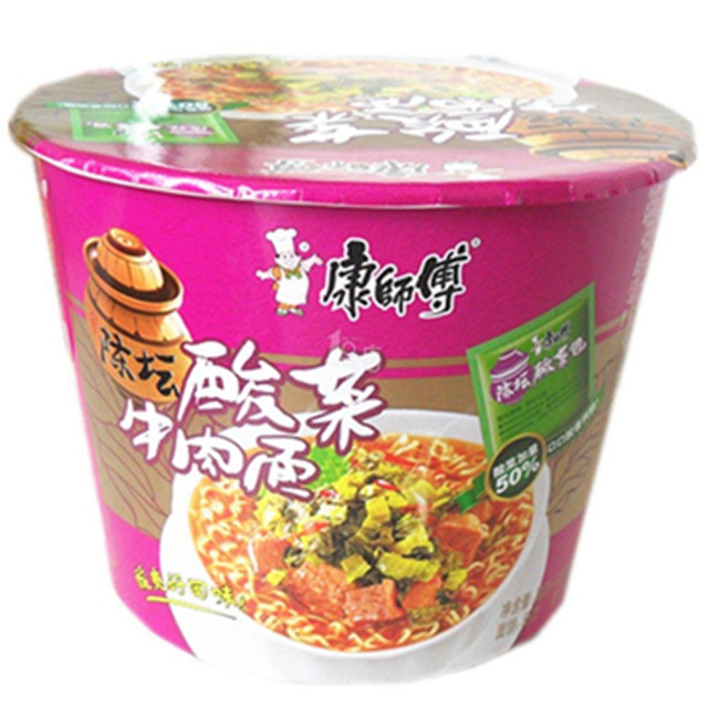 康师傅酸菜牛肉面133g