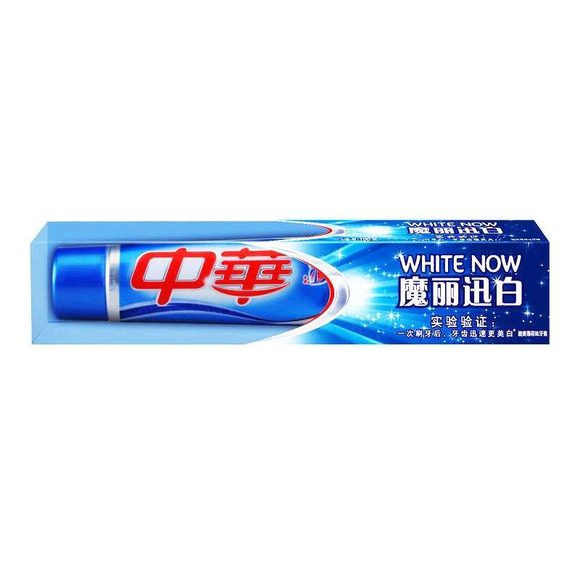 中华魔力迅白牙膏100g